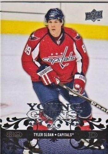 #498 Tyler Sloan - Washington Capitals - 2008-09 Upper Deck Hockey