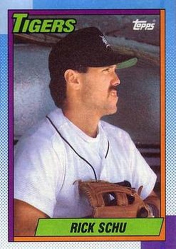 #498 Rick Schu - Detroit Tigers - 1990 O-Pee-Chee Baseball