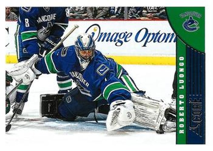 #498 Roberto Luongo - Vancouver Canucks - 2013-14 Score Hockey