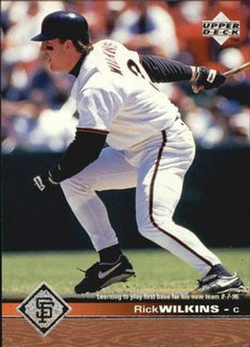 #498 Rick Wilkins - San Francisco Giants - 1997 Upper Deck Baseball