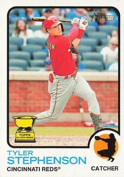 #498 Tyler Stephenson - Cincinnati Reds - 2022 Topps Heritage Baseball