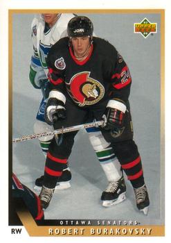 #498 Robert Burakovsky - Ottawa Senators - 1993-94 Upper Deck Hockey