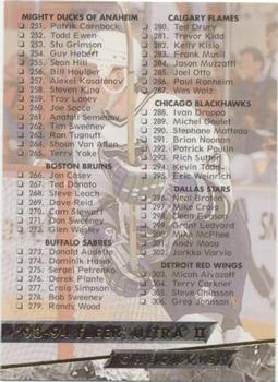 #498 Checklist 3/5 - 1993-94 Ultra Hockey