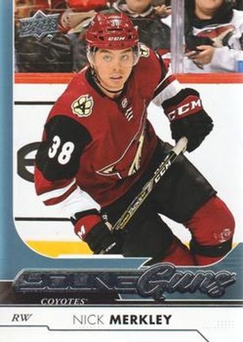 #499 Nick Merkley - Arizona Coyotes - 2017-18 Upper Deck Hockey