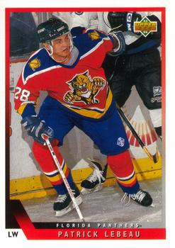 #499 Patrick Lebeau - Florida Panthers - 1993-94 Upper Deck Hockey