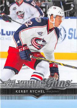 #499 Kerby Rychel - Columbus Blue Jackets - 2014-15 Upper Deck Hockey