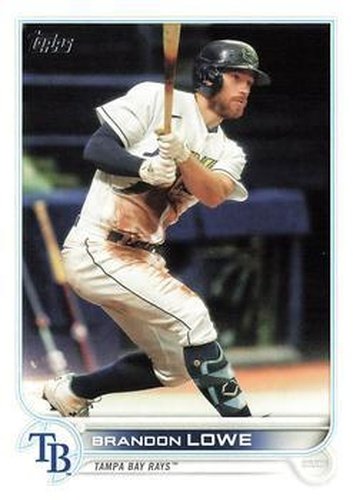 #499 Brandon Lowe - Tampa Bay Rays - 2022 Topps Baseball