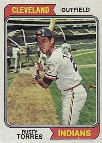 #499 Rusty Torres - Cleveland Indians - 1974 Topps Baseball