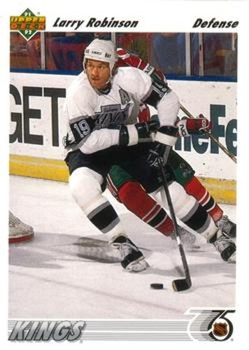 #499 Larry Robinson - Los Angeles Kings - 1991-92 Upper Deck Hockey