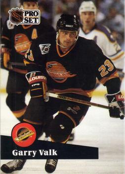 #499 Garry Valk - 1991-92 Pro Set Hockey