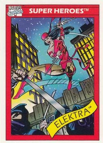 #49 Elektra - 1990 Impel Marvel Universe
