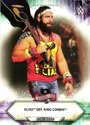#49 Elias def. King Corbin - 2021 Topps WWE Wrestling