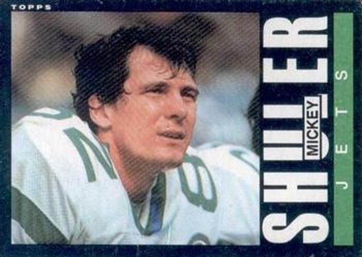 #349 Mickey Shuler - New York Jets - 1985 Topps Football