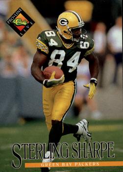 #49 Sterling Sharpe - Green Bay Packers - 1994 Pro Line Live Football