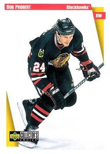 #49 Bob Probert - Chicago Blackhawks - 1997-98 Collector's Choice Hockey