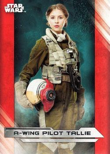 #49 A-Wing Pilot Tallie - 2017 Topps Star Wars The Last Jedi
