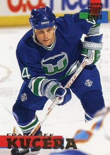 #49 Frantisek Kucera - Hartford Whalers - 1994-95 Stadium Club Hockey