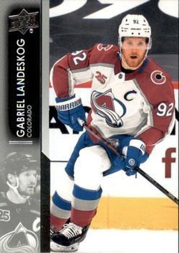 #49 Gabriel Landeskog - Colorado Avalanche - 2021-22 Upper Deck Hockey