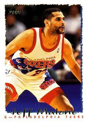 #49 Jeff Malone - Philadelphia 76ers - 1994-95 Topps Basketball