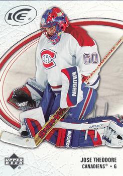 #49 Jose Theodore - Montreal Canadiens - 2005-06 Upper Deck Ice Hockey