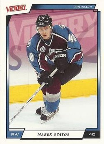 #49 Marek Svatos - Colorado Avalanche - 2006-07 Upper Deck Victory Hockey