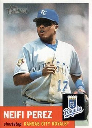 #49 Neifi Perez - Kansas City Royals - 2002 Topps Heritage Baseball