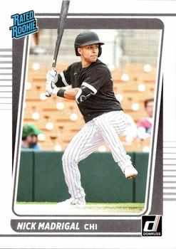 #49 Nick Madrigal - Chicago White Sox - 2021 Donruss Baseball