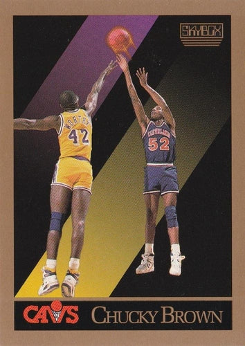 #49 Chucky Brown - Cleveland Cavaliers - 1990-91 SkyBox Basketball