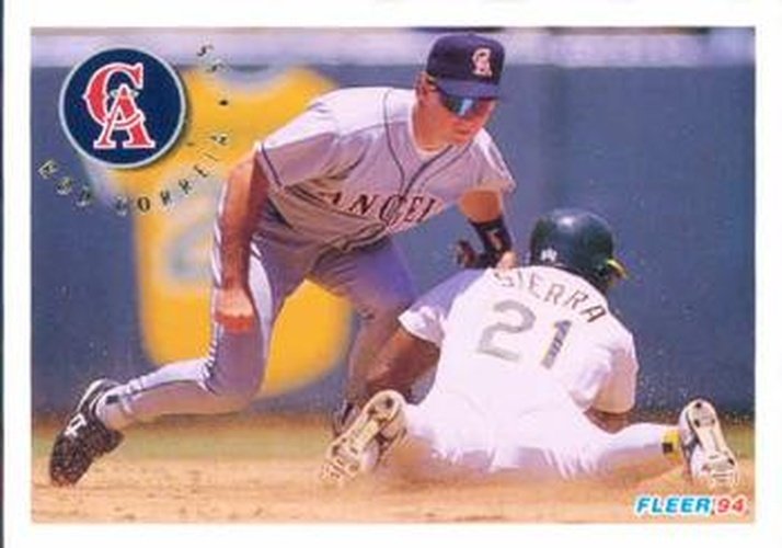 #49 Rod Correia - California Angels - 1994 Fleer Baseball