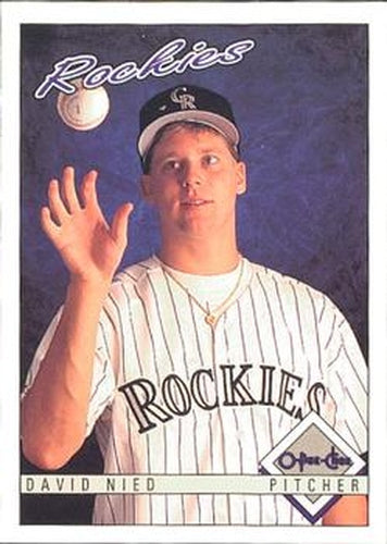 #49 David Nied - Colorado Rockies - 1993 O-Pee-Chee Baseball