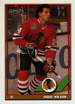 #49 Doug Wilson - Chicago Blackhawks - 1991-92 O-Pee-Chee Hockey