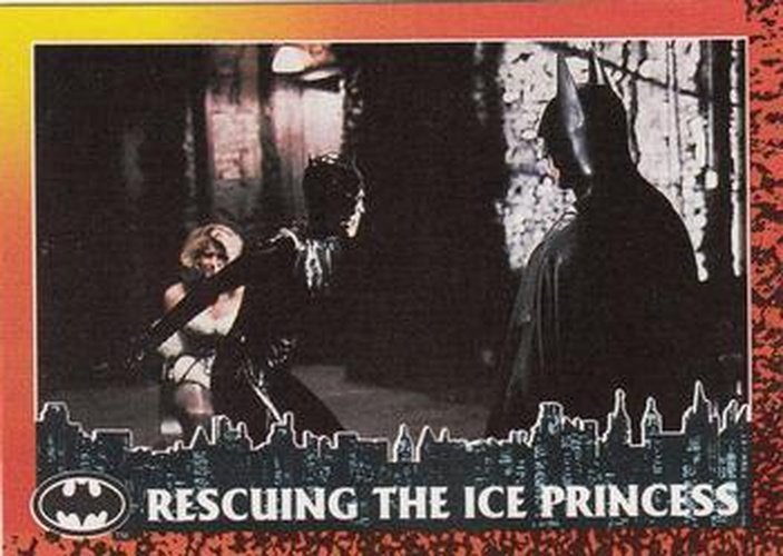 #49 Rescuing the Ice Princess - 1992 Topps Batman Returns