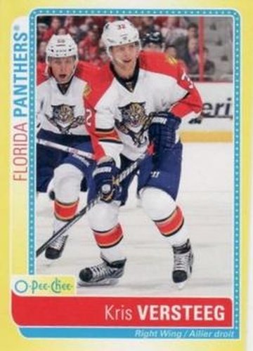 #S-KV Kris Versteeg - Florida Panthers - 2013-14 O-Pee-Chee Hockey - Stickers