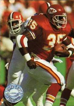 #49 Christian Okoye - Kansas City Chiefs - 1991 Pro Set Platinum Football