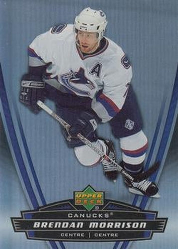 #49 Brendan Morrison - Vancouver Canucks - 2006-07 Upper Deck McDonald's Hockey
