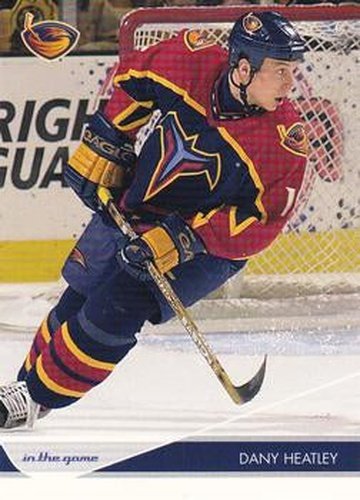 NHL 2004 (Video Game 2003) - Dany Heatley as Self - cover star - IMDb