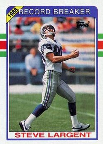 #4 Steve Largent - Seattle Seahawks - 1989 Topps Football