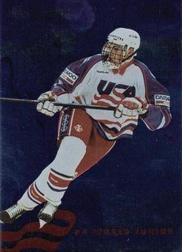 #4 Jon Coleman - USA - 1993-94 Donruss Hockey - 1994 World Junior Championship USA