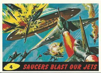 #4 Saucers Blast Our Jets - 1994 Topps Mars Attacks