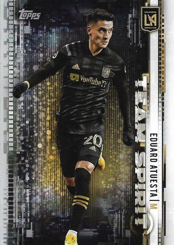 #TS-4 Eduard Atuesta - Los Angeles FC - 2021 Topps MLS Soccer - Team Spirit