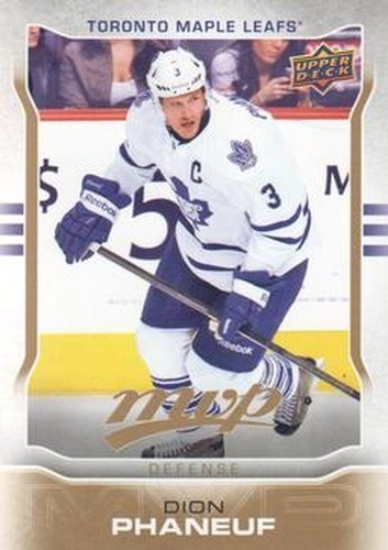 #4 Dion Phaneuf - Toronto Maple Leafs - 2014-15 Upper Deck MVP Hockey