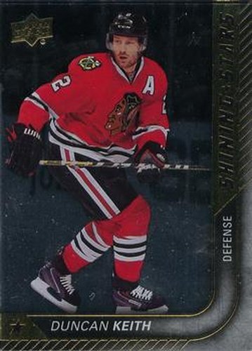 #SS-4 Duncan Keith - Chicago Blackhawks - 2015-16 Upper Deck Hockey - Shining Stars