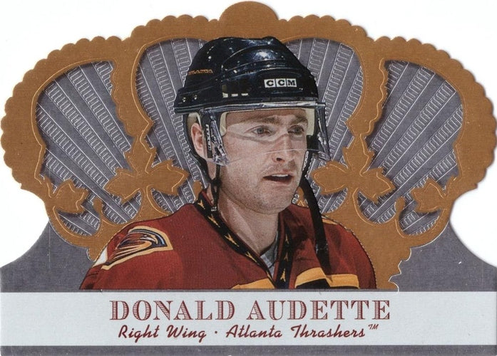 #4 Donald Audette - Atlanta Thrashers - 2000-01 Pacific Crown Royale Hockey