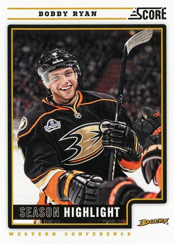 #4 Bobby Ryan - Anaheim Ducks - 2012-13 Score Hockey
