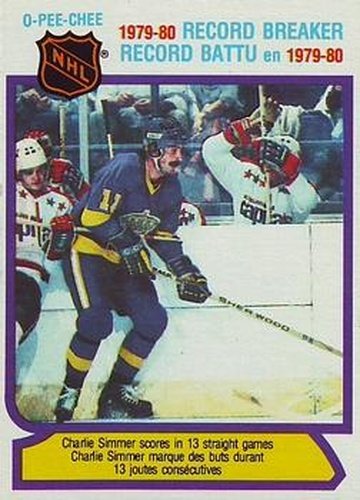 #4 Charlie Simmer - Los Angeles Kings - 1980-81 O-Pee-Chee Hockey