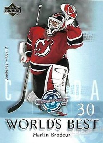 #WB4 Martin Brodeur - New Jersey Devils - 2004-05 Upper Deck Hockey - World's Best