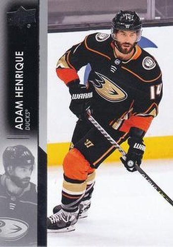 #4 Adam Henrique - Anaheim Ducks - 2021-22 Upper Deck Hockey