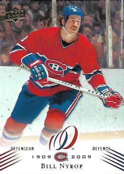 #4 Bill Nyrop - Montreal Canadiens - 2008-09 Upper Deck Montreal Canadiens Centennial Hockey