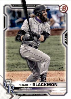#4 Charlie Blackmon - Colorado Rockies - 2021 Bowman Baseball