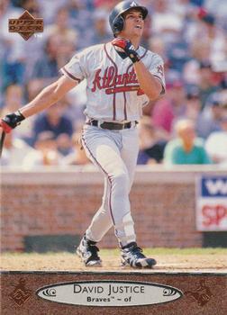 #4 David Justice - Atlanta Braves - 1996 Upper Deck Baseball
